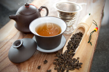 Een kopje oolong thee