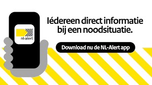 NL-Alert. De afbeelding linkt naar de download pagina van NL-Alert App