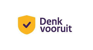 Logo van de Denk vooruit-campagne
