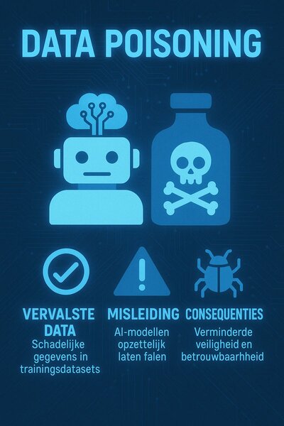 Infographic over data poisoning