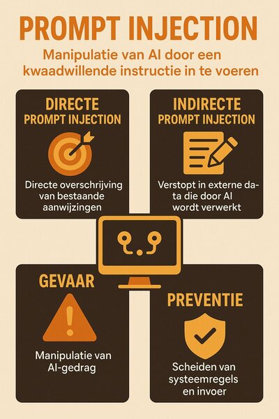 Infographic over prompt injection