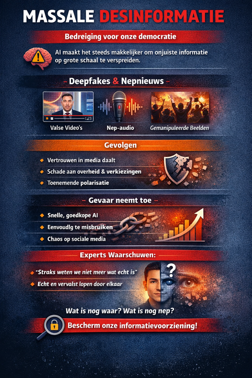 Massale desinformatie door AI-gedreven cyberaanvallen
