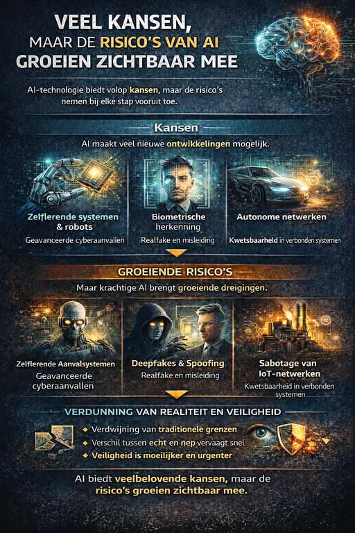 Veel kansen, maar de risico’s van AI groeien zichtbaar mee