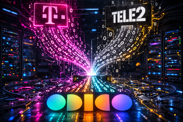 Datastromen van T-Mobile en Tele2 komen samen bij Odido door de fusie tussen de telecomproviders