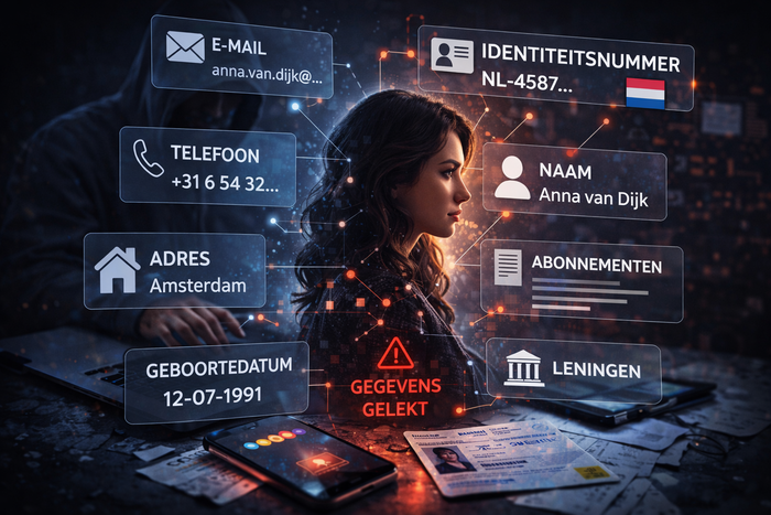 Vrouwelijke Odido-klant van wie gegevens zijn gelekt bij de Odido-hack