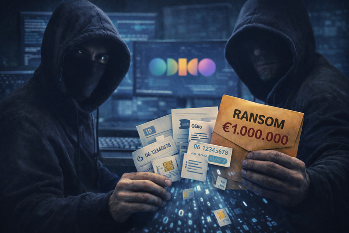 Hackers persen Odido af en eisen 1000.000 miljoen euro losgeld