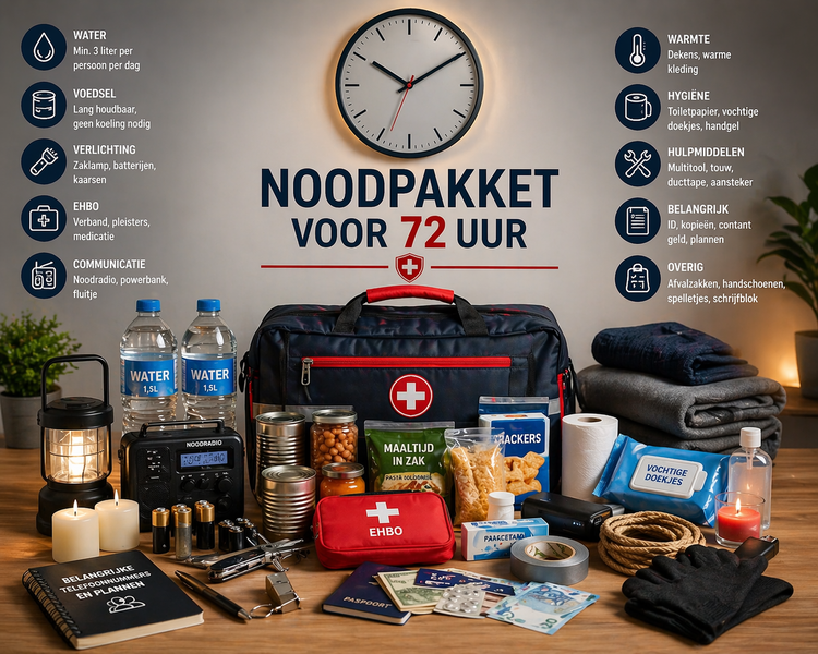 Noodpakket voor 72 uur
