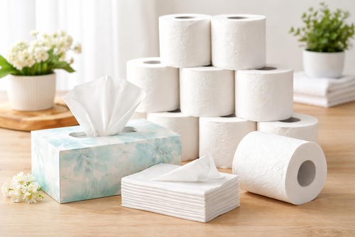 Tissues en toiletpapier