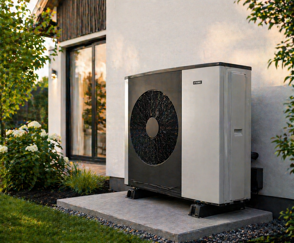 Buitenunit van een warmtepomp