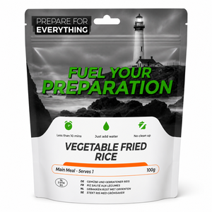 Fuel Your Preparation, gebakken rijst met groente, vegetable fried rice, noodrantsoen