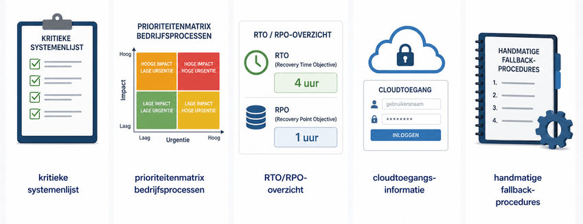 Maatregelen voor de bescherming van data en continuïteit van bedrijfsprocessen
