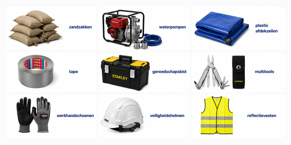 Materialen en producten voor de bescherming van een bedrijfsgebouw