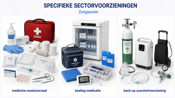 Specifieke sectorvoorzieningen voor noodsituaties in de zorgsector
