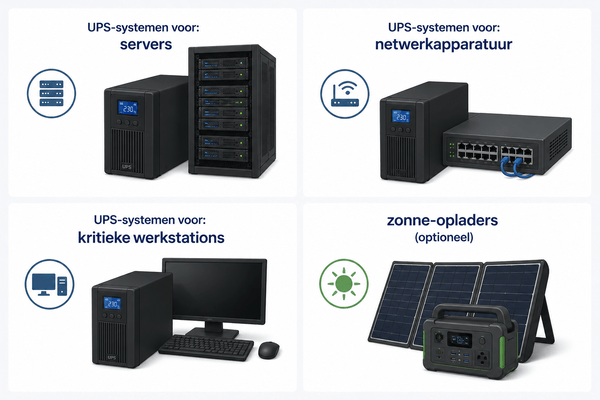 UPS-systemen voor noodsituaties bij bedrijven