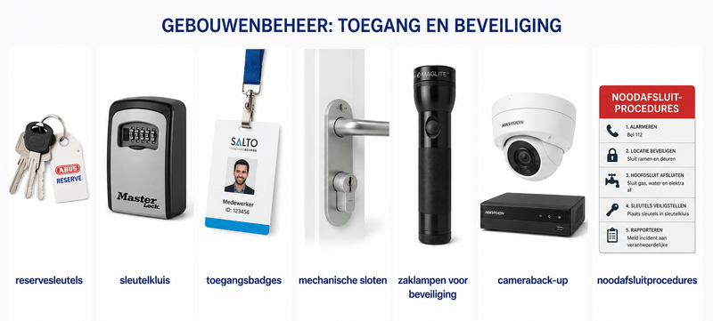 Veiligheid en gebouwbeheer voor noodsituaties bij bedrijven