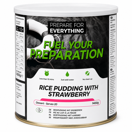 Fuel Your Preparation Rijstpudding met aardbei