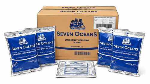 Seven Oceans lang houdbaar drinkwater (30 x 500 ml)