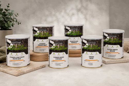 Zes blikken noodrantsoenen van Fuel Your Preparation