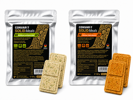 CONVAR Solid Meals - Chicken Tikka Masala en Brathuhn in Kräuterrahm
