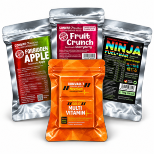 CONVAR-7 NextGen - Ninja, Solid Multi Vitamin, CherryBerry en Forbidden Apple