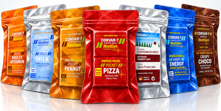 Verschillende varianten van CONVAR-7 NextGen Energy Bars