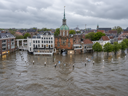 Overstroming van het Groothoofd in Dordrecht
